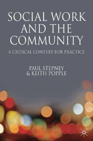 Cover of Social Work and the Community