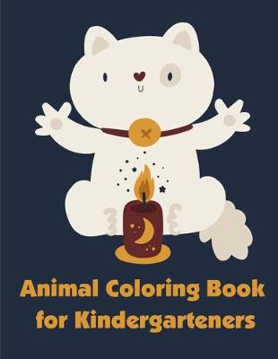 Book cover for Animal Coloring Book for Kindergarteners