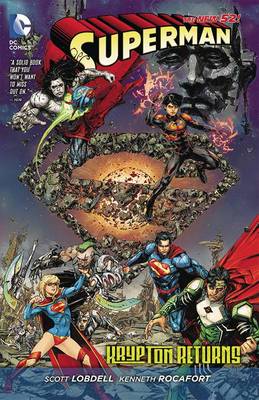 Book cover for Superman Krypton Returns (The New 52)