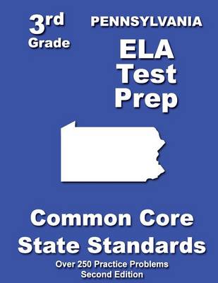 Book cover for Pennsylvania 3rd Grade ELA Test Prep