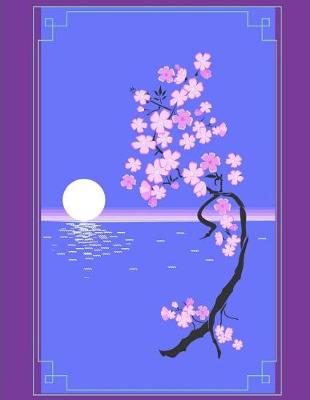 Book cover for Japanese Writing Practice Book Genkouyoushi Paper (Cherry Blossom Design)