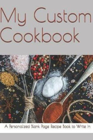 Cover of My Custom Cookbook