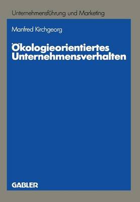 Cover of Ökologieorientiertes Unternehmensverhalten