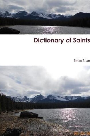 Cover of Dictionary of Saints