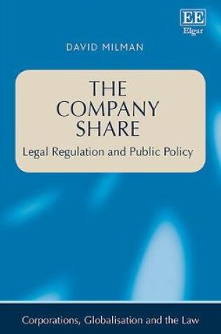 Cover of The Company Share - Legal Regulation and Public Policy