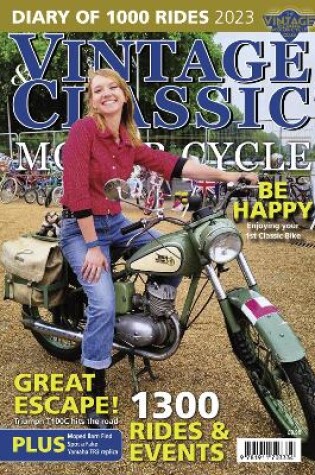 Cover of Vintage & Classic Motorcycle: Diary of 1000 Rides 2023