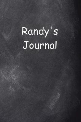 Cover of Randy Personalized Name Journal Custom Name Gift Idea Randy