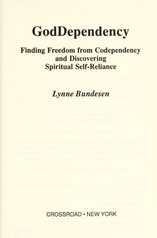 Cover of Goddependency