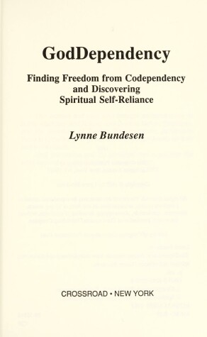 Book cover for Goddependency