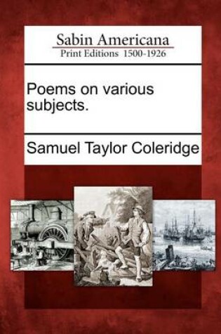 Cover of Poems on Various Subjects.