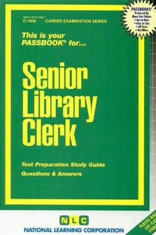 Cover of Senior Library Clerk