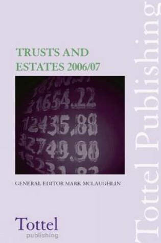 Cover of Trusts and Estates