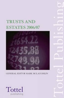 Book cover for Trusts and Estates