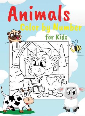 Book cover for Animals Color by Numbers for Kids