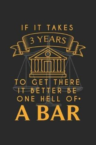 Cover of If It Takes 3 Years To Get There It Better Be One Hell Of A Bar