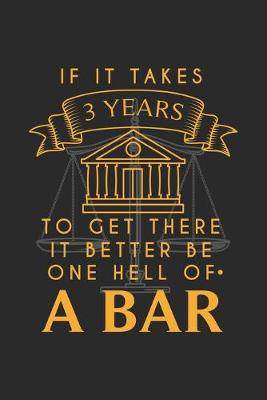 Book cover for If It Takes 3 Years To Get There It Better Be One Hell Of A Bar