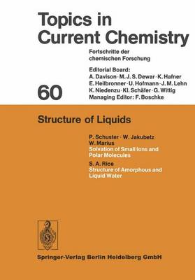 Cover of Structure of Liquids