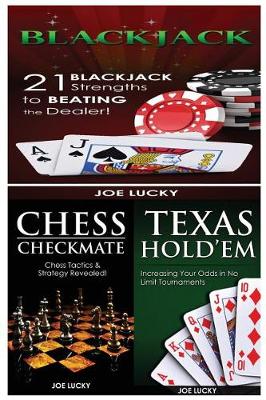 Book cover for Blackjack & Chess Checkmate & Texas Hold'em