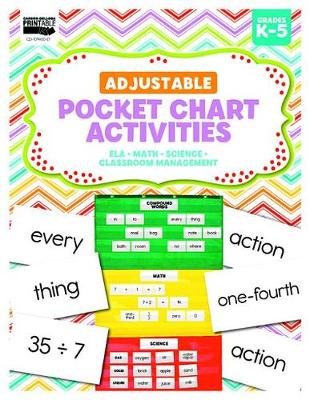 Book cover for Adjustable Pocket Chart Activities