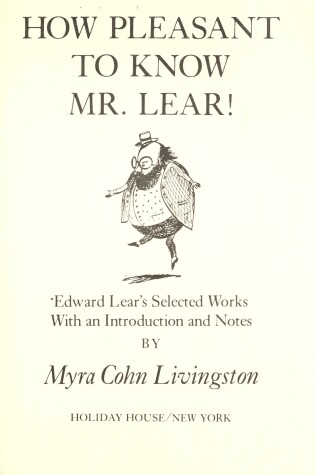 Cover of How Pleasant to Know Mr. Lear!