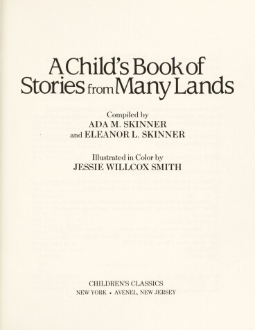 Book cover for Child's Book of Stories from Many Lands