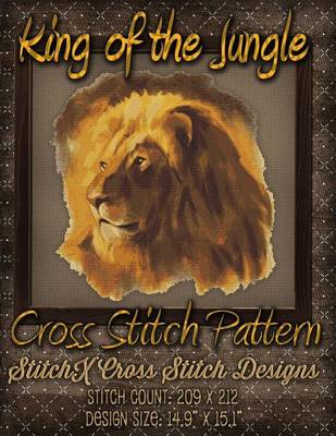 Book cover for King of the Jungle Cross Stitch Pattern