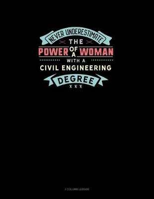 Book cover for Never Underestimate The Power Of A Woman With A Civil Engineering Degree