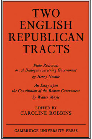 Cover of Two English Republican Tracts