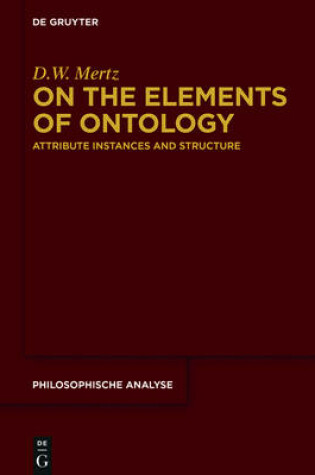 Cover of On the Elements of Ontology