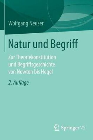 Cover of Natur Und Begriff
