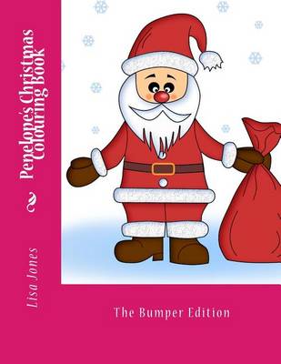 Book cover for Penelope's Christmas Colouring Book