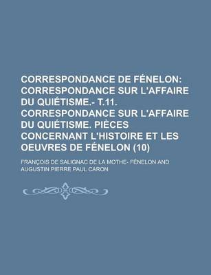 Book cover for Correspondance de Fenelon (10)