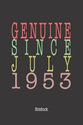 Cover of Genuine Since July 1953