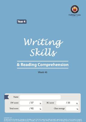 Cover of OxBridge Year 4 Writing Skills & Reading Comprehension Week 46