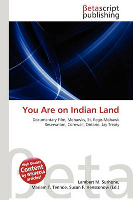 Cover of You Are on Indian Land