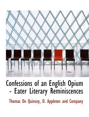 Book cover for Confessions of an English Opium - Eater Literary Reminiscences