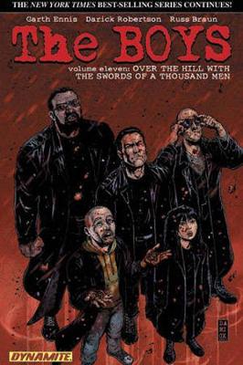 Book cover for The Boys Volume 11: Over the Hill with the Swords of a Thousand Men - Garth Ennis Signed