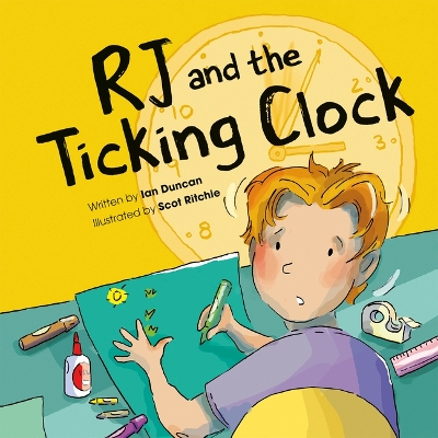 Book cover for Rj and the Ticking Clock