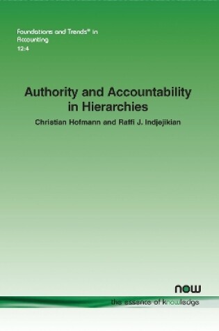 Cover of Authority and Accountability in Hierarchies