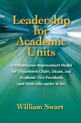 Cover of Leadership for Academic Units