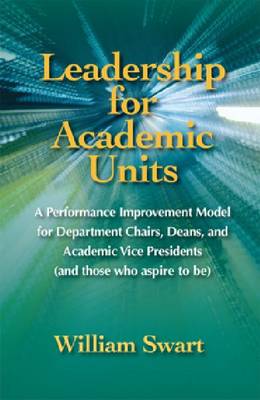 Book cover for Leadership for Academic Units