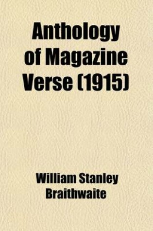 Cover of Anthology of Magazine Verse (Volume 1917)