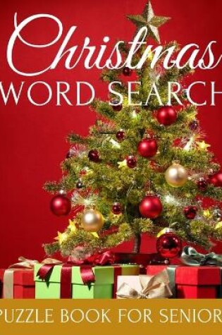 Cover of Christmas Word Search Puzzle Book For Seniors