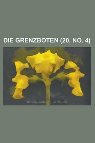 Cover of Die Grenzboten (20, No. 4 )