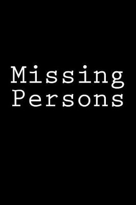 Book cover for Missing Persons