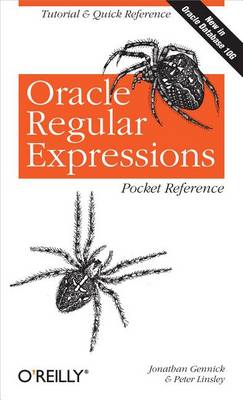 Book cover for Oracle Regular Expressions Pocket Reference