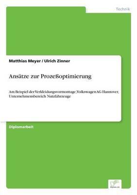 Book cover for Ansatze zur Prozessoptimierung