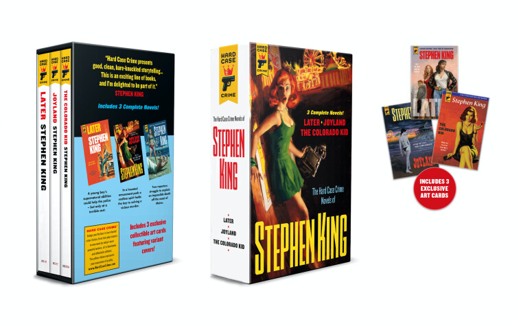 Book cover for Stephen King Hard Case Crime Box Set