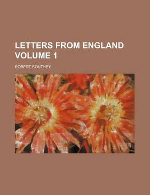 Book cover for Letters from England Volume 1