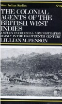 Cover of The Colonial Agents of the British West Indies